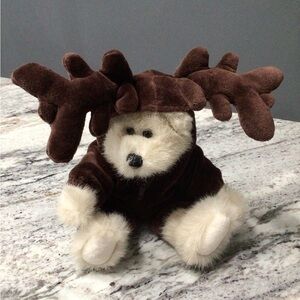 Boyds Bears Plush In Reindeer Costume